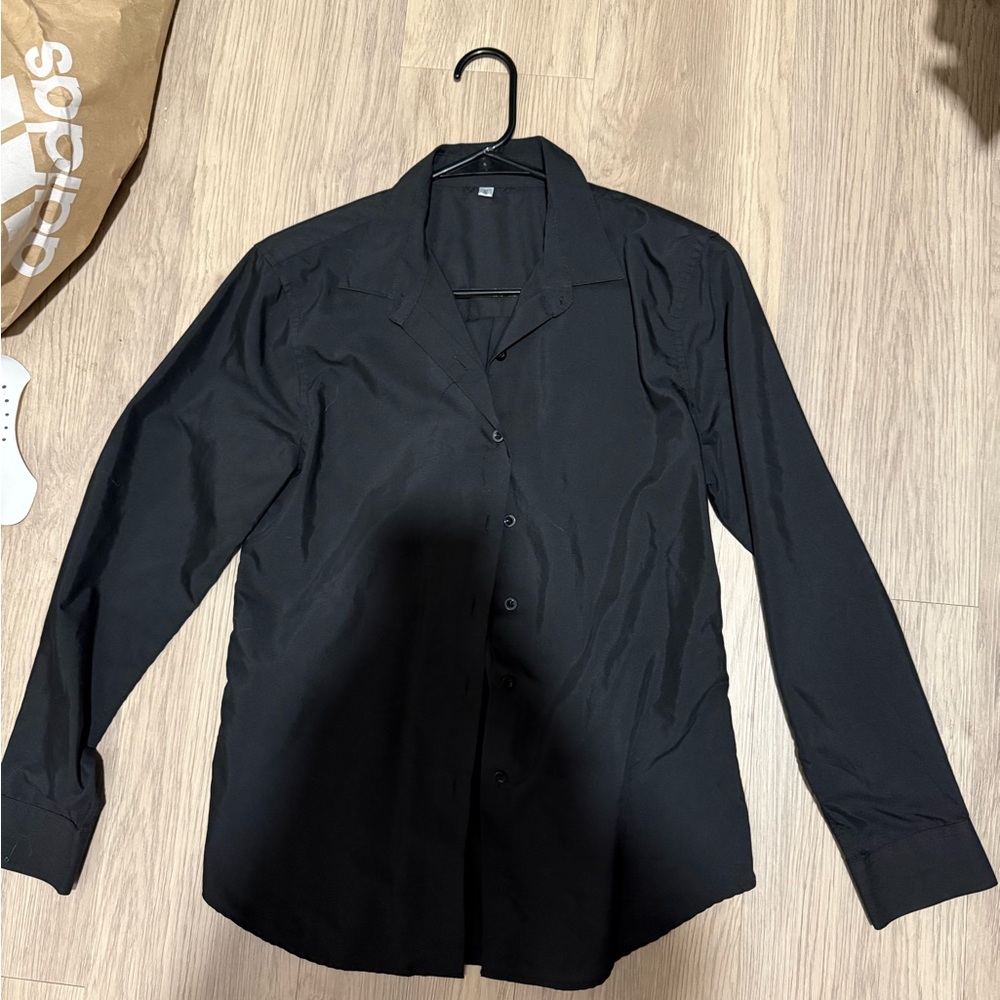 Amazon Men's Classic Black Dress Shirt